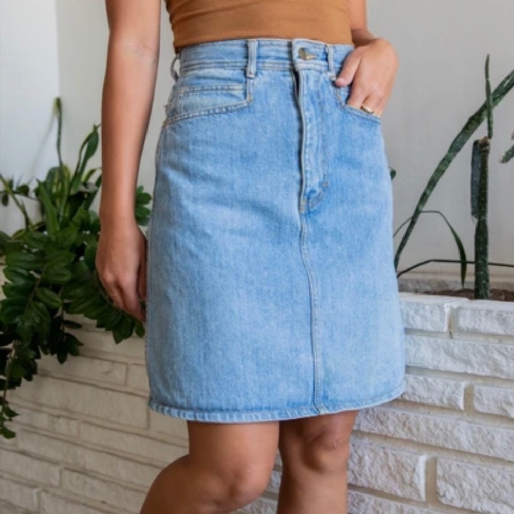 Gitano high waisted denim skirt